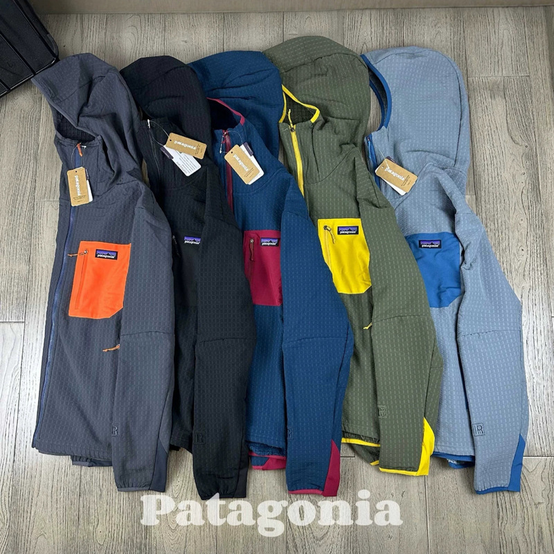High-quality Pata color-blocked R2 autumn and winter fleece-lined thickened sports zip-up hooded jacket for men and women, soft shell High-quality Pata color-blocked R2 autumn and winter fleece-lined thickened sports zip-up hooded jacket for men and women, soft shell