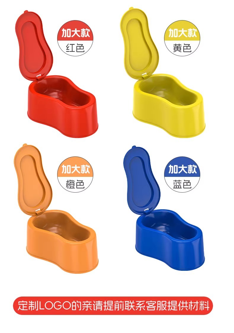 Simple toilet, temporary squat toilet, toilet for decoration, disposable anti-odor, special plastic toilet for construction sites undefined