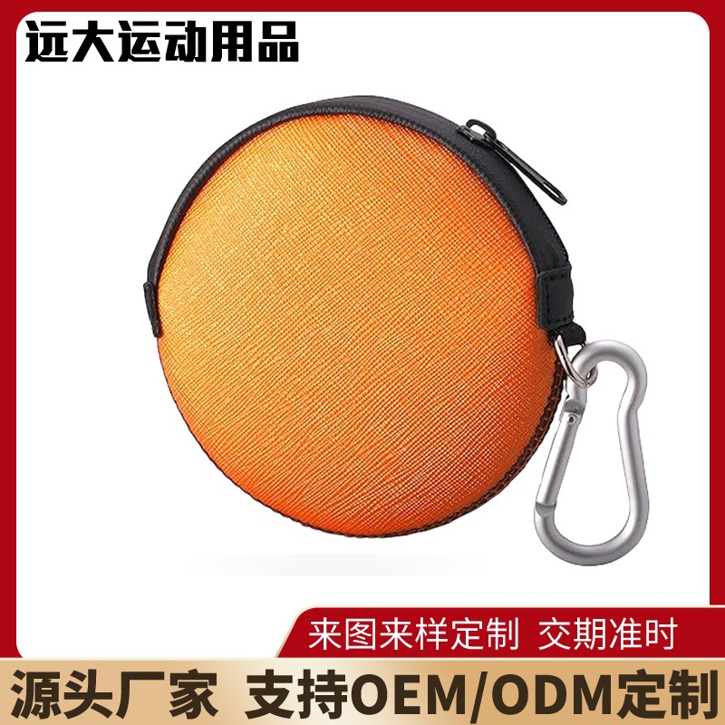 Diving Material Round Coin Purse, Compact Storage Bag, Earphone Bag, Lipstick Storage Bag, Portable Mini Hanging Bag, Wear-Resistant