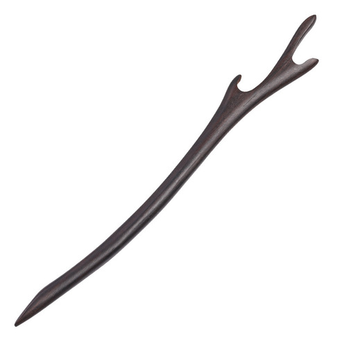 Black ebony luxurious treasure hairpin, vintage-style hair accessory, minimalist modern design, Hanfu headdress, traditional costume wooden hairpin, Qipao accent piece