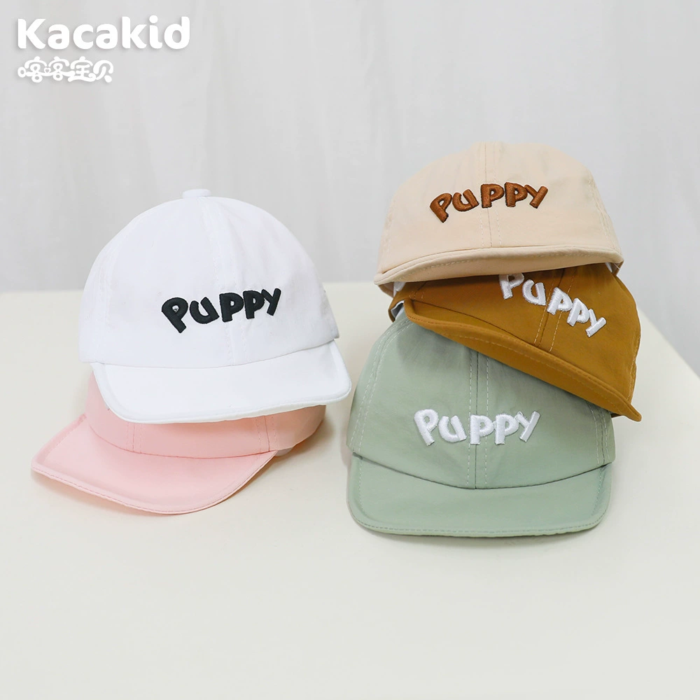 Детская шляпа тонкий пуловер шляпа для мужчин и женщин ребенок милый мультяшный алфавит мода утиный язык детская бейсболка