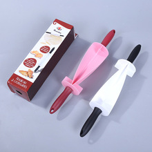 烘焙牛角包模具 擀面杖 滚轴塑料切皮器 多功能滚动厨房工具