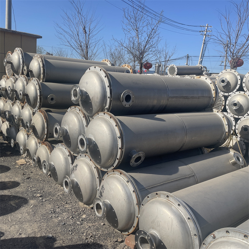 二手不锈钢冷凝器 水冷列管式换热器 5平方 8平方