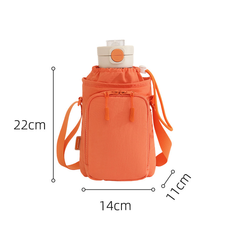 Yueman Casual Water Cup Crossbody Bag [Orange]