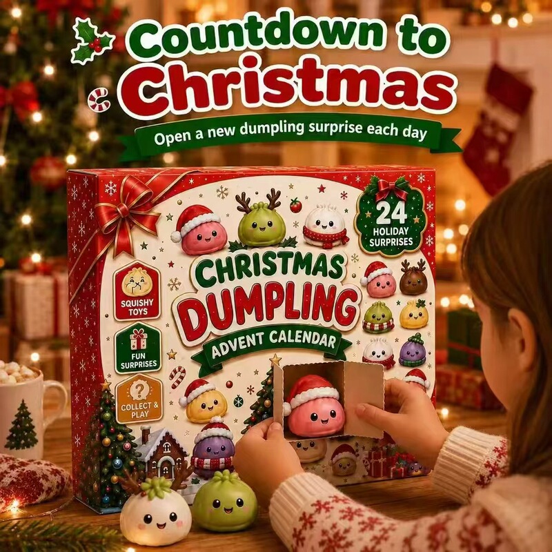 Christmas Squishies Advent 2026 Christmas Soft and Cute Toy Advent Calendar