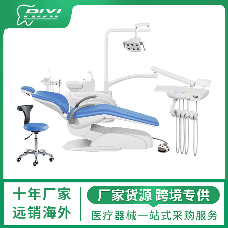 Silla dental eléctrica Silla de tratamiento integral dental Mesa oral cama dental equipo móvil Mesa dental silla dental