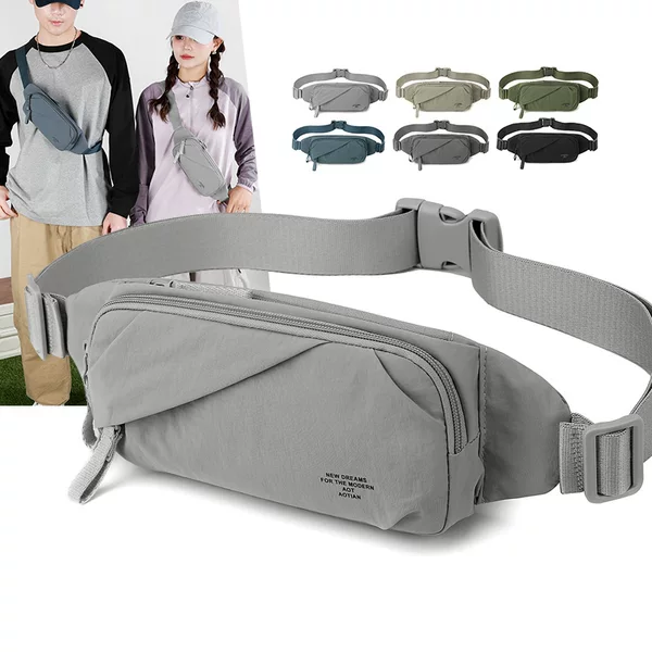 Outdoor sports running waist bag, crossbody bag, breathable chest bag, fitness cycling mini phone waist bag, men's bag 83058 #