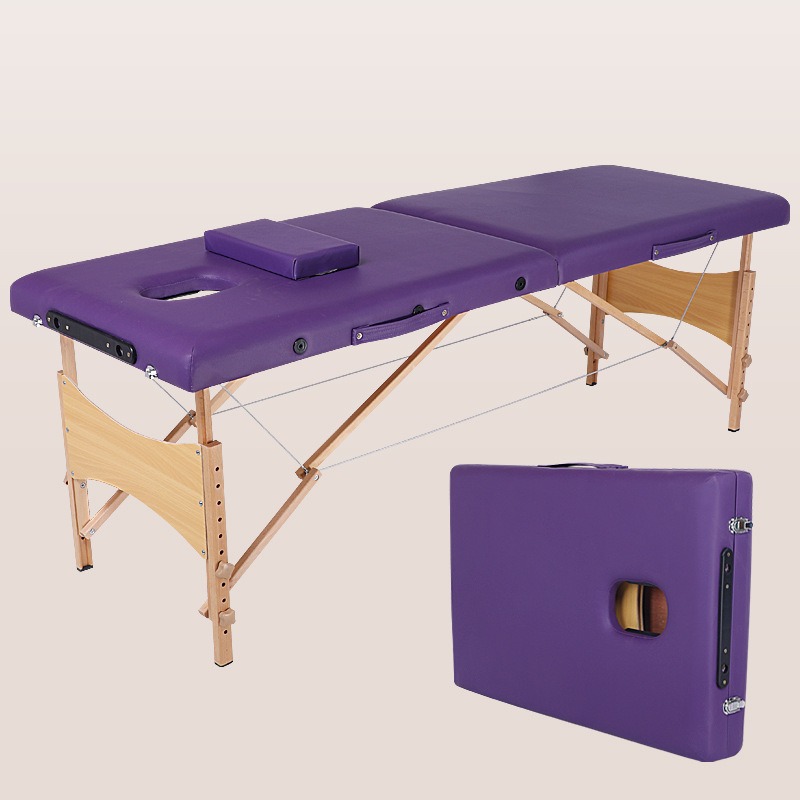 Cama de masaje morada