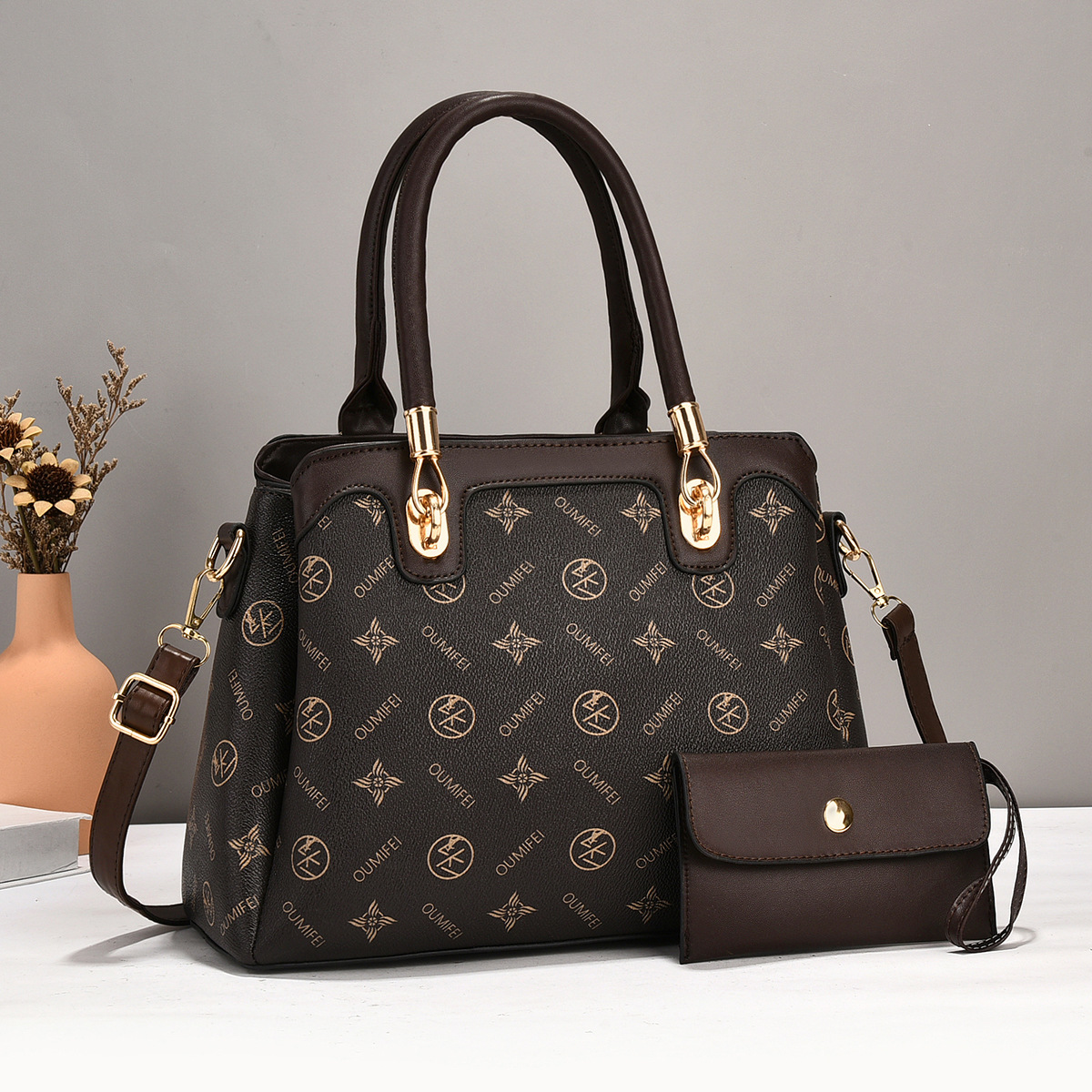 Bolso de hombro de mamá, bolso de mano de otoño y invierno, temperamento nuevo bolso grande, bolso de moda coreano, bolso de mujer, bolso de mujer