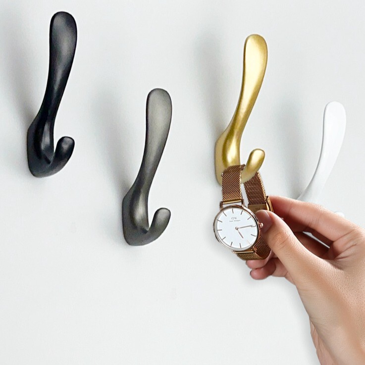 Simple Clothes Hanging Hook Wall Door Rear Bedroom Door Entrance Door Porch Clothes Hanging Hanger Hook Modern High-end Simple Clothes Hanging Hook Wall Door Rear Bedroom Door Entrance Door Porch Clothes Hanging Hanger Hook Modern High-end