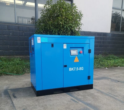 Kaishan Screw-Type Permanent Magnet Variable Frequency Air Compressor 7.5/15/22/37Kw Industrial-Grade Air Pump Air Compressor (Hava kompressorları) - power-frequency-bk75-8g-12-cubic-meters-per-minute-8kg