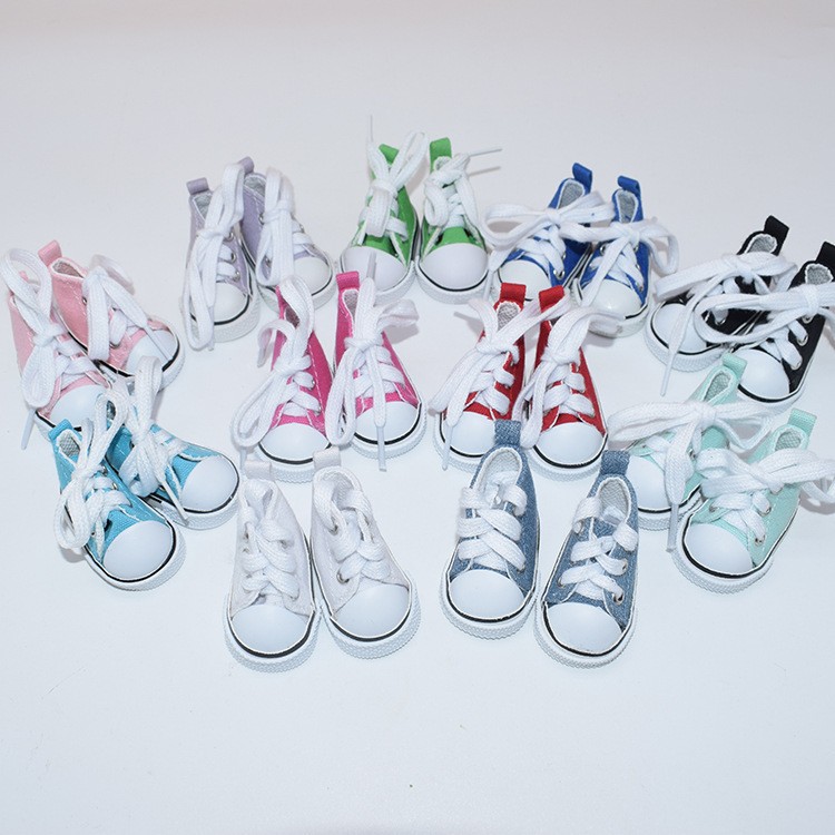 20cm Doll Shoes, 6-Point Bjd Canvas Shoes, 30cm Jointed Doll Dress-Up Toy Doll Shoes