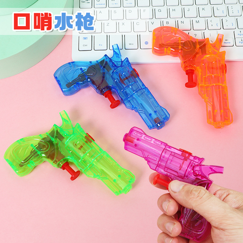 Mini silbato pistolas de agua juguetes de verano para niños baño de agua al aire libre regalos de jardín de infantes