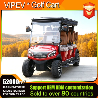 Export electric golf carts for golf courses and clubs, leather-seated sightseeing vehicles, resort tour vehicles (Elektrikli qolf avtomobilləri)