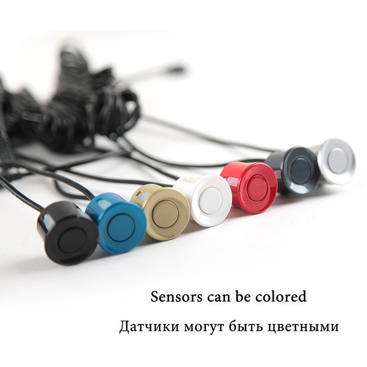 4 Probe Reversing Radar 4 Orientation Display Lcd Color Screen Voice Buzzer Didi Sound Parking Radar