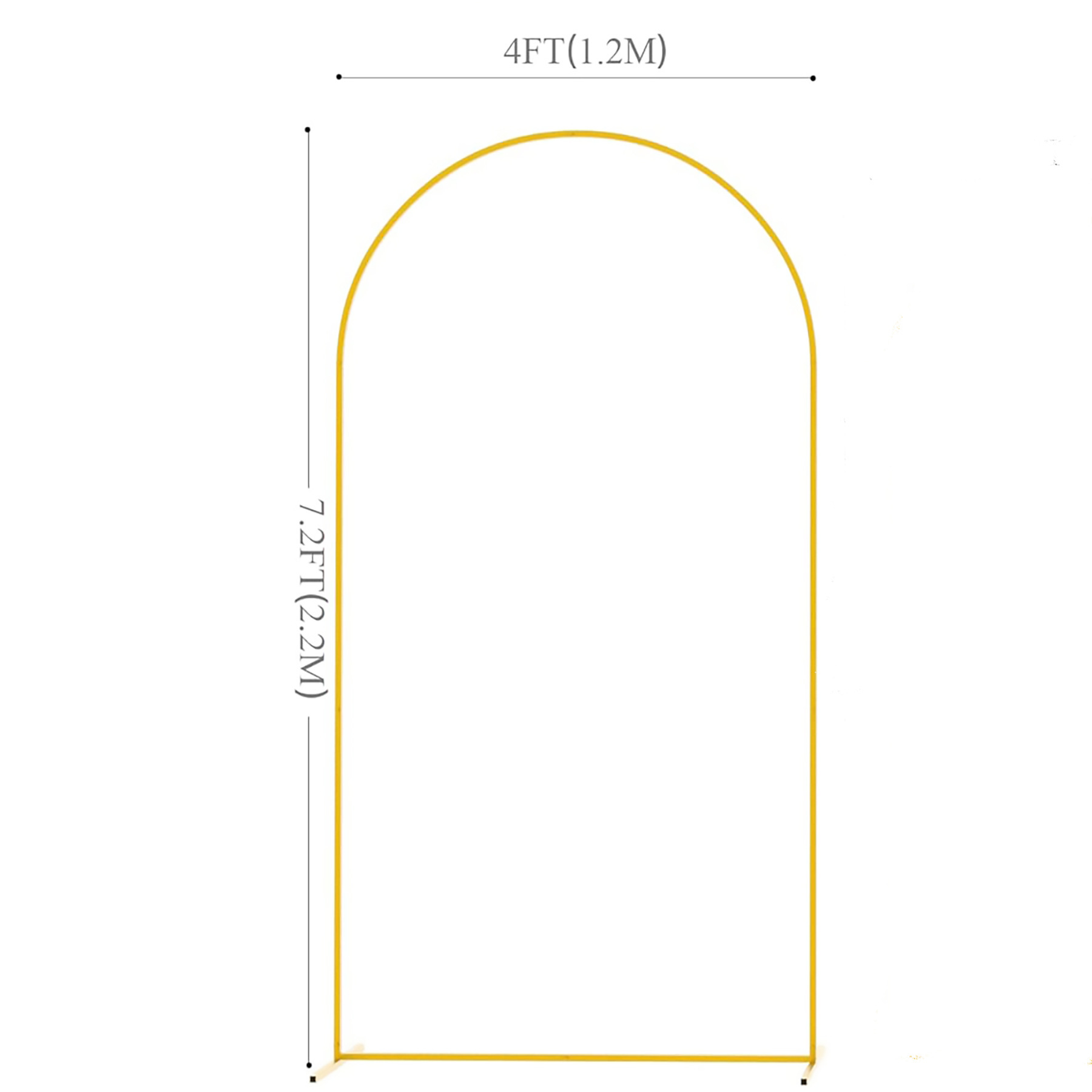 Arco de metal transfronterizo de Amazon, fiesta de cumpleaños de boda, decoración del lugar, accesorios, múltiples arcos al por mayor