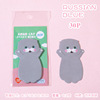 Cartoon cute cat series N times post message notepad to convenient student hand accounts to sign for 8 models