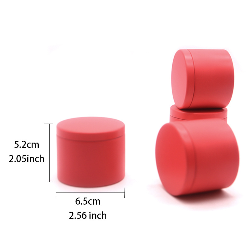 Cross Border 4oz Candle Jar in stock Round Iron Jar Tinplate Metal Candy Jar Universal Packaging Iron Box DIY Hand