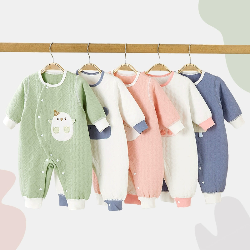 Демисезонный bodysuit для детей, сохранение тепла весной, комбинезон для новорожденных, пижама