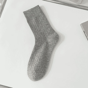 Vertical strip b style light gray (cotton)