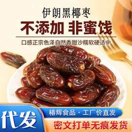 伊朗黑椰枣新枣大颗粒袋装新枣批发 阿联酋耶枣蜜枣沙漠沙特椰枣