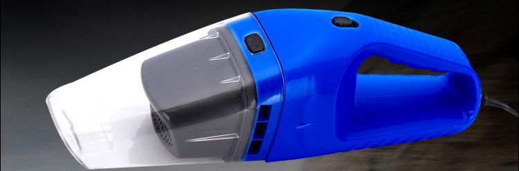 Car vacuum cleaner with powerful 120W power, wireless USB charging, suitable for both dry and wet use