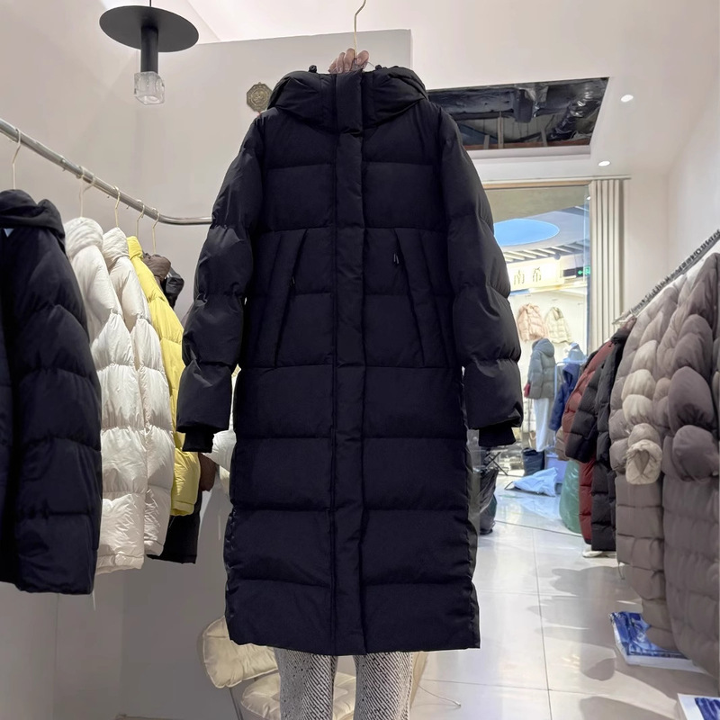 三防95绒东北及寒加厚长款羽绒服24过膝情侣外套冬504323防风防水|undefined