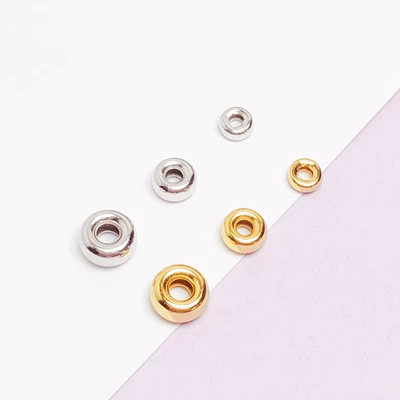 Zərgərlik ara hissələri Bead Accessories 18K Gold DIY