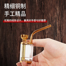 铜制水烟斗便携式两用型水过滤水烟斗地摊热销款水烟斗金泰水烟斗
