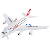 Drone, glider with fixed wing from foam, airplane model, A380