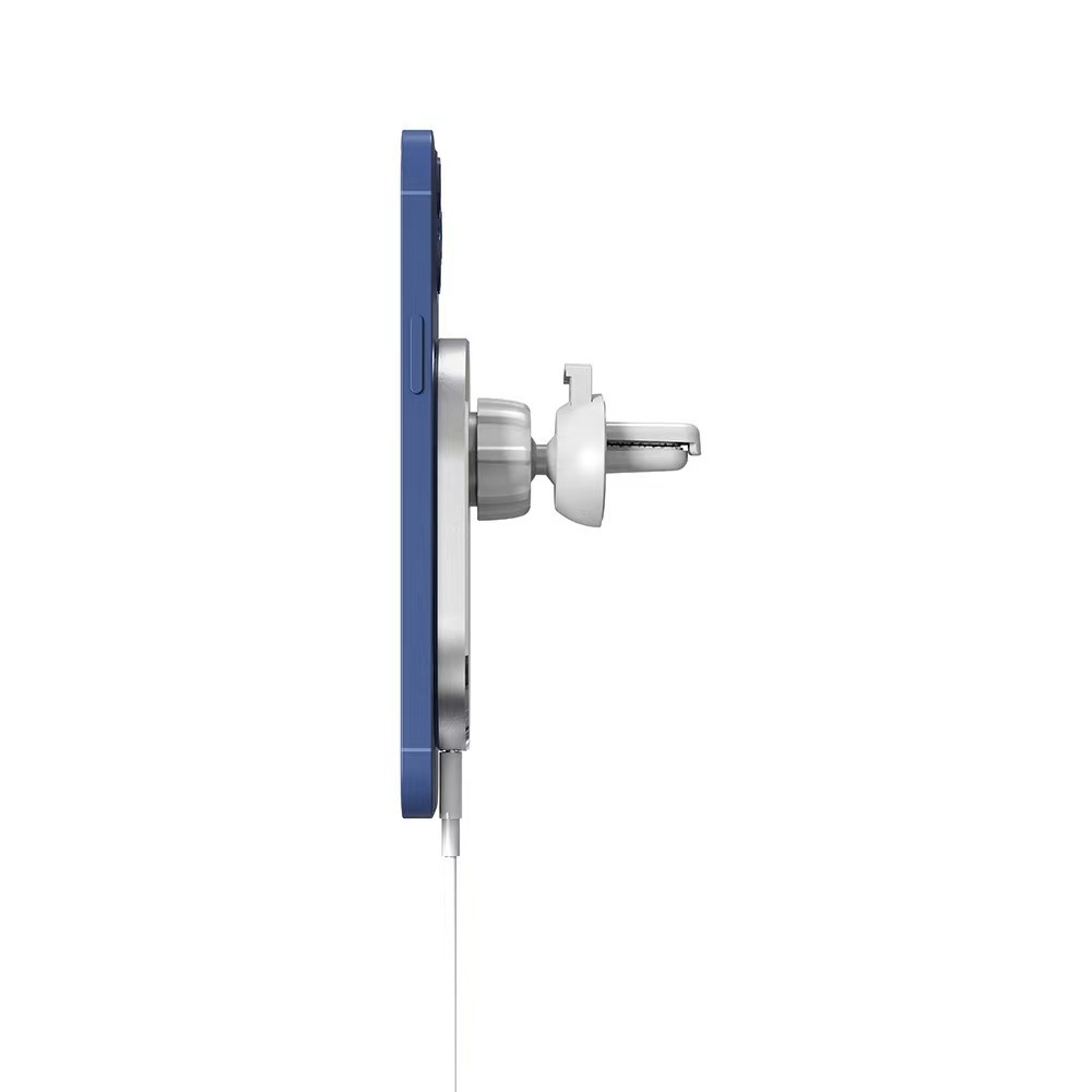 Cargador inalámbrico magnético para coche, carga en el coche, salida de aire inteligente con apertura y cierre, soporte para teléfono móvil, carga inalámbrica rápida