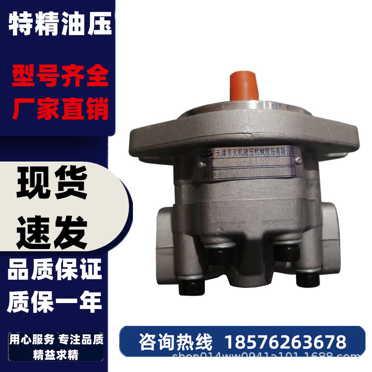天津天机液压G5-8-1E13S-20R/L齿轮油泵G5-5 6 10 12 16 20 25 30