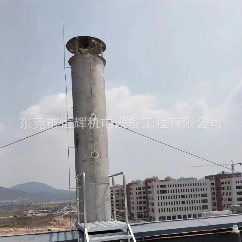 发电机烟囱 发电机风管 发电机不锈钢板通风管道恒辉厂