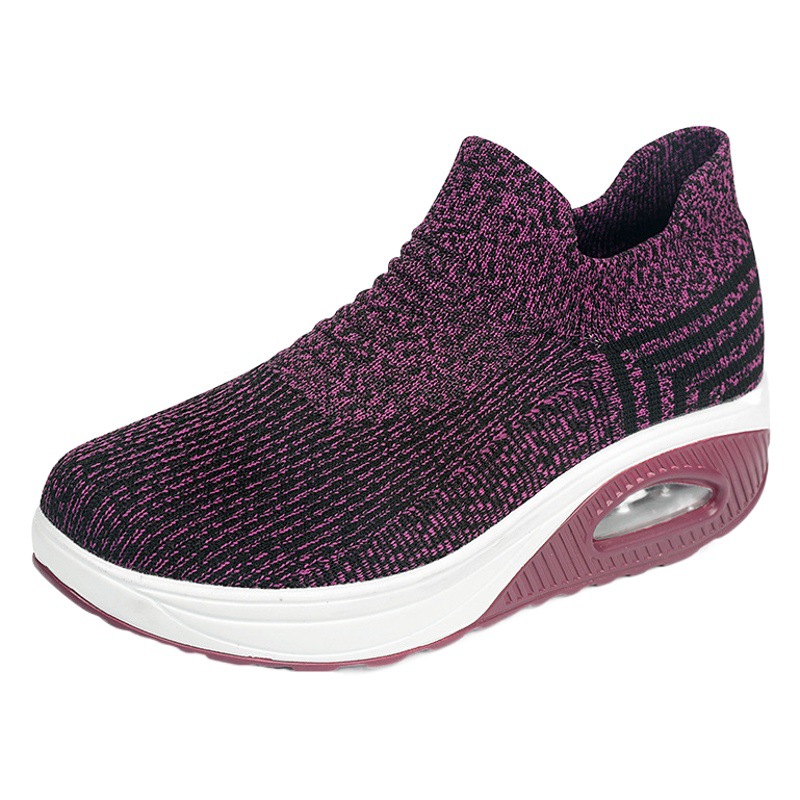 Zapatos de mujer 2021 primavera nuevos zapatos casuales transfronterizos zapatos de mamá ligeros transpirables zapatillas de deporte con cojín de aire para mujer