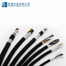 勝牌電線 UL258714芯*0.5平方800萬次PVC高速拖鏈線廠家批發