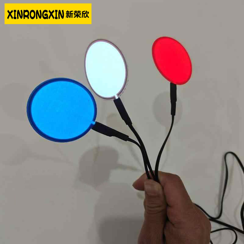 in stock light emitting sheet EL diameter 235 round cold light sheet backlight battery box USB drive 12V factory wholesale in stock light emitting sheet EL diameter 235 round cold light sheet backlight battery box USB drive 12V factory wholesale