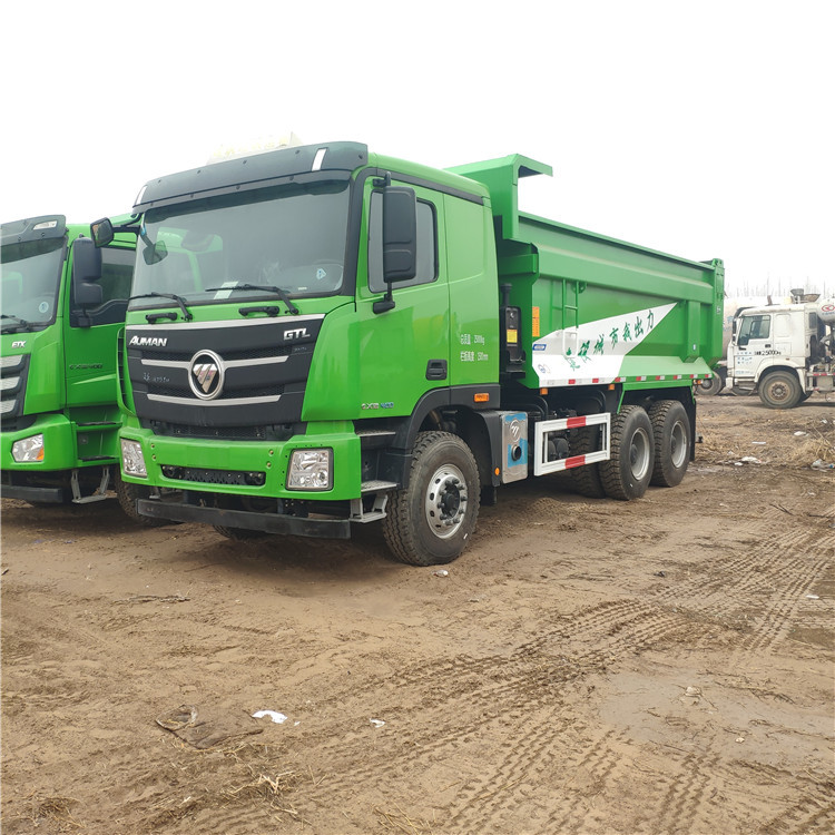 二手绿皮自卸车 欧曼后八轮自卸翻斗车 泥头车价格 包提档 可分期