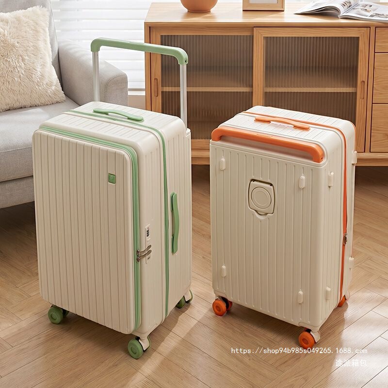 New side-opening wide-handle luggage with large capacity, expandable, anti-collision, silent universal wheels, travel suitcase New side-opening wide-handle luggage with large capacity, expandable, anti-collision, silent universal wheels, travel suitcase