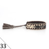 Ethnic jewelry, fashionable woven bracelet handmade with tassels with letters, European style, ethnic style, simple and elegant design