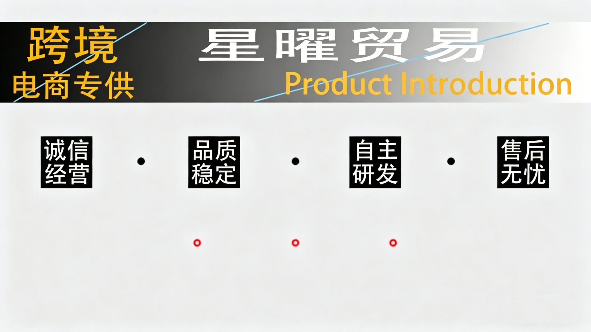 星曜贸易产品介绍