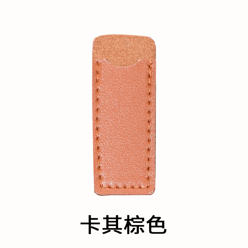 cubierta de protección universal cubierta de cuero portátil tijeras de cuero muertas tijeras de almacenamiento grueso cubierta de tijeras de cuero nariz corte costura