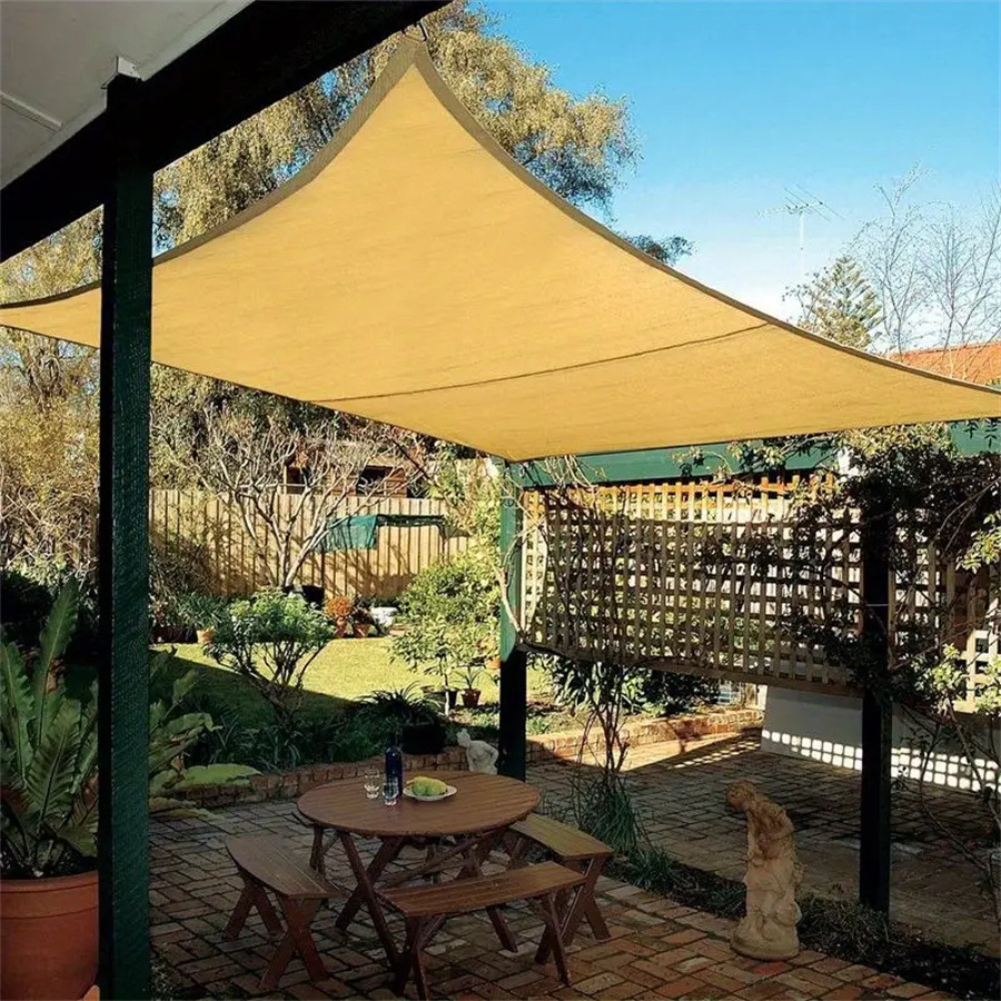 Xiyin Temu Cross-Border Outdoor Canopy in Stock, Rectangular Sunshade Sail, 420D Oxford Cloth Sunshade Sail, Triangular Shape