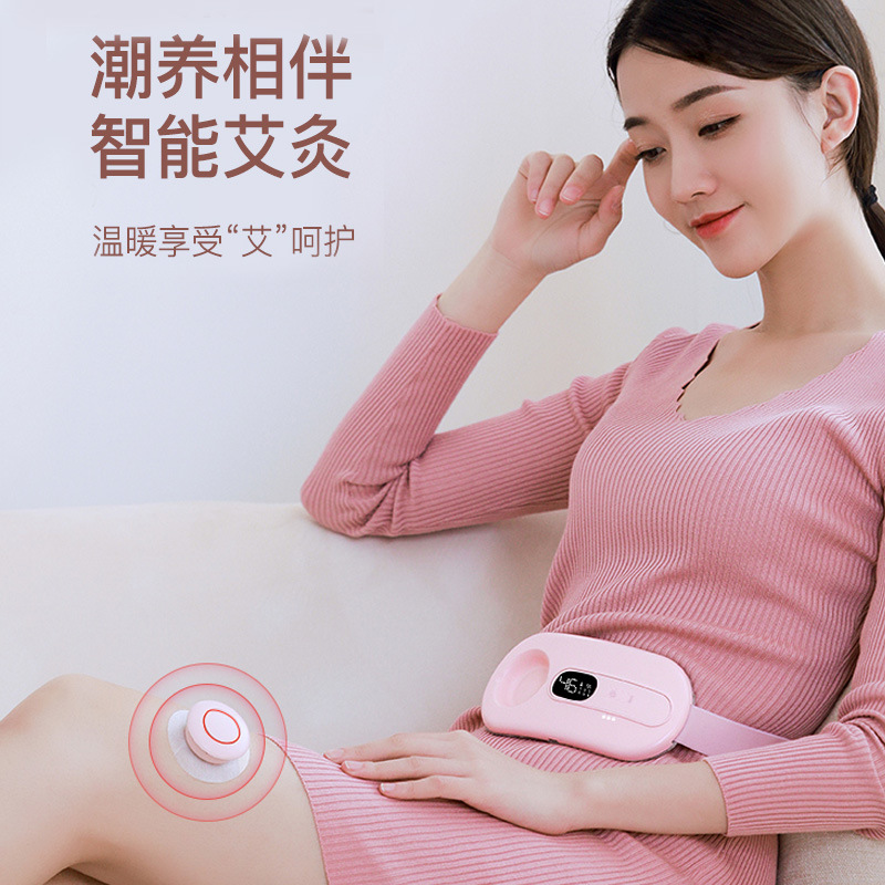 Cálido cinturón Palacio niñas Tía Grande del dolor del bebé caliente período menstrual dolor de vientre calefacción masaje calefacción ayuda de la cintura caliente