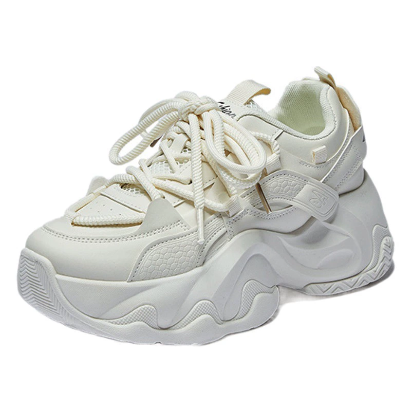 Ins k-стиль, новые женские туфли для папы, весна 2022, студенческие спортивные кроссовки, повседневные кроссовки на толстой подошве, увеличенные FB3306
