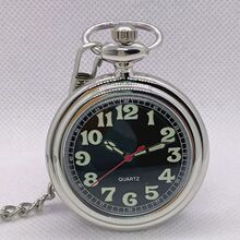 Luminous Numbers Dial Mechanical Automatic Pocket Watch Self