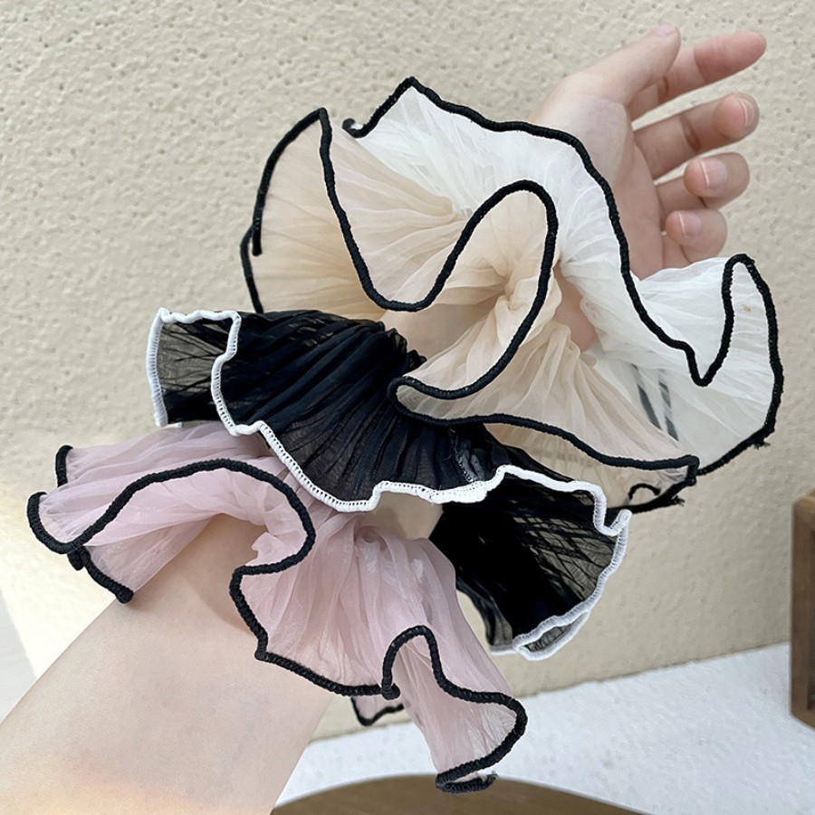 Women's Simple Style Classic Style Color Block Cloth Handmade Hair Tie