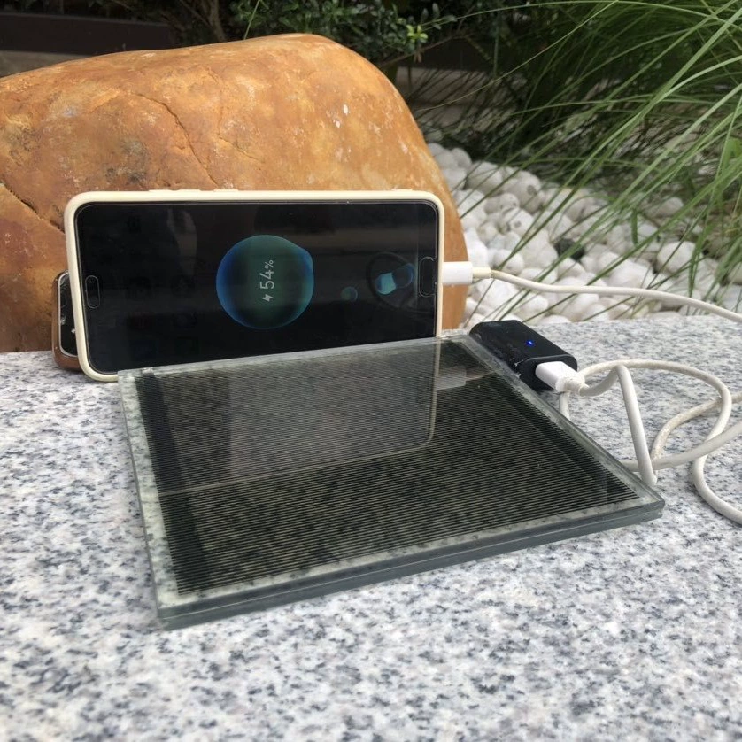 Теллурид кадмия CdTe тонкая пленка домашнего стекла слабого света в дождливые дни генерация электроэнергии светопропускные датчики питания солнечной энергии