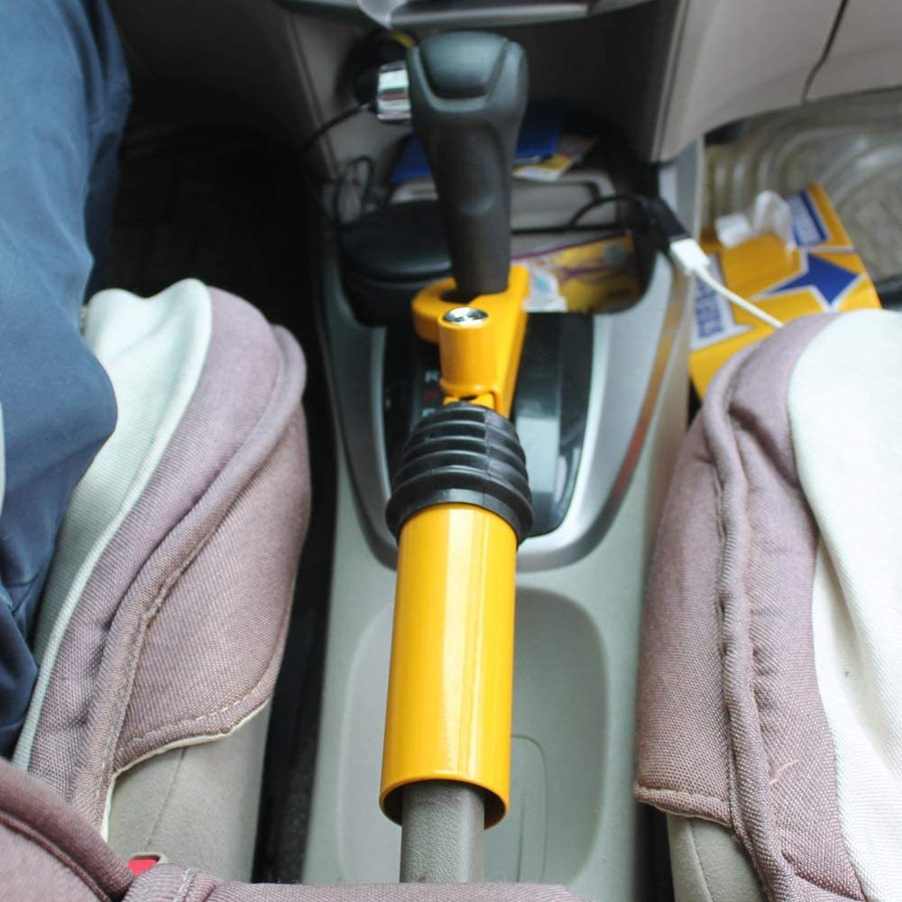 Car Anti-Theft Lock, Handbrake Gear Lock, Multifunctional Adjustable Stainless Steel Lock, Amazon Wholesale Cross-Border Anti-Theft