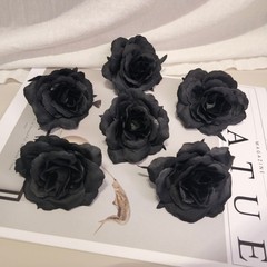 仿真月季花永生 DIY手工家居花墙万圣节布置花朵 发饰配花装饰