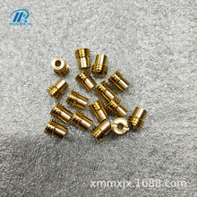 厂家金属定制非标黄铜金属头配件光纤笔插芯金属头配件来图加工
